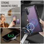 JEEHOOD Til Samsung Galaxy Note10+ 4G Cover J09 RFID Blokerende Kortholder Læder Bagcover Magnetisk Cover