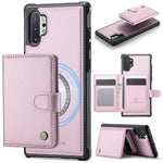JEEHOOD Til Samsung Galaxy Note10+ 4G Cover J09 RFID Blokerende Kortholder Læder Bagcover Magnetisk Cover