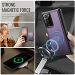 JEEHOOD For Samsung Galaxy Note20 Ultra Case  J09 RFID Blocking Card Holder Leather Back Phone Cover Magnetic Case
