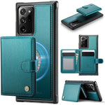 JEEHOOD For Samsung Galaxy Note20 Ultra Case  J09 RFID Blocking Card Holder Leather Back Phone Cover Magnetic Case