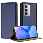 For Xiaomi Redmi 15 4G (EU) (171mm) / Xiaomi Redmi 15 5G (EU) (171mm) Case L-Shaped Grid Pattern Leather Stand Phone Cover with Card Slots