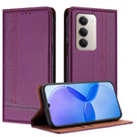 For Xiaomi Redmi 15 4G (EU) (171mm) / Xiaomi Redmi 15 5G (EU) (171mm) Case L-Shaped Grid Pattern Leather Stand Phone Cover with Card Slots