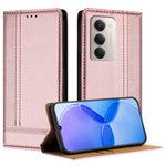 For Xiaomi Redmi 15 4G (EU) (171mm) / Xiaomi Redmi 15 5G (EU) (171mm) Case L-Shaped Grid Pattern Leather Stand Phone Cover with Card Slots
