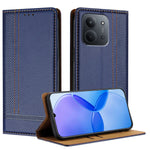 For Xiaomi Redmi 15C 5G (EU) (173mm) / Xiaomi Redmi 15C 4G (EU) (173mm) Case L-Shaped Grid Pattern Leather Stand Phone Cover with Card Slots