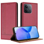 For Xiaomi Redmi 15C 5G (EU) (173mm) / Xiaomi Redmi 15C 4G (EU) (173mm) Case L-Shaped Grid Pattern Leather Stand Phone Cover with Card Slots
