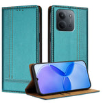 For Xiaomi Redmi 15C 5G (EU) (173mm) / Xiaomi Redmi 15C 4G (EU) (173mm) Case L-Shaped Grid Pattern Leather Stand Phone Cover with Card Slots