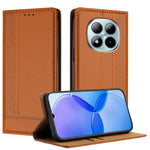 For Xiaomi Poco M8 Pro 5G / Redmi Note 15 Pro+ 5G (Global) Case L-Shaped Grid Pattern Leather Stand Phone Cover with Card Slots