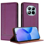 For Xiaomi Poco M8 Pro 5G / Redmi Note 15 Pro+ 5G (Global) Case L-Shaped Grid Pattern Leather Stand Phone Cover with Card Slots