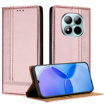 For Xiaomi Poco M8 Pro 5G / Redmi Note 15 Pro+ 5G (Global) Case L-Shaped Grid Pattern Leather Stand Phone Cover with Card Slots