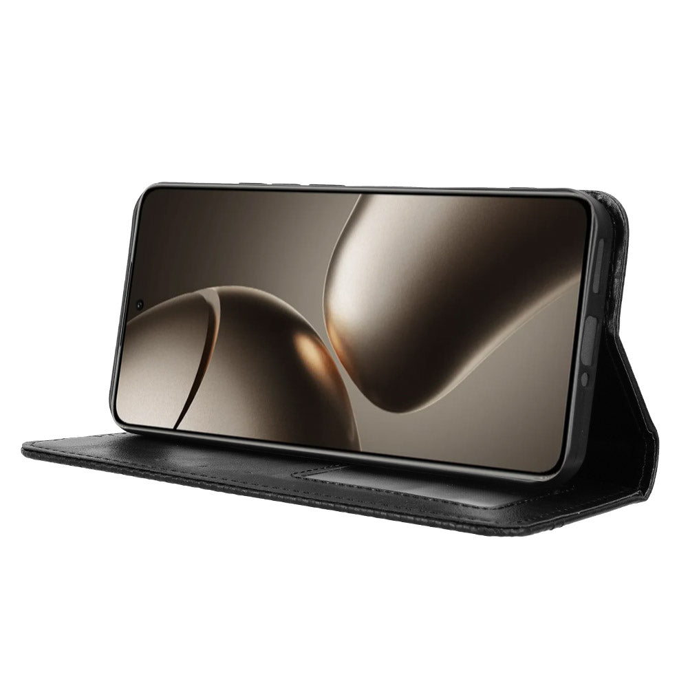 Xiaomi 15T Pro Läderfodral Plånboksfodral Retro Textur mobilskal