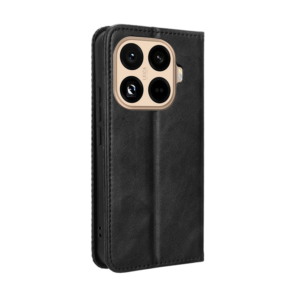 For Xiaomi 15T Pro Leather Case Wallet Stand Retro Texture Phone Cover