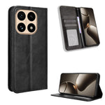 For Xiaomi 15T Leather Case Wallet Stand Retro Texture Phone Cover
