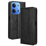 For Xiaomi Redmi 15C 5G (EU) (173mm) / Xiaomi Redmi 15C 4G (EU) (173mm) Leather Case Wallet Stand Retro Texture Phone Cover