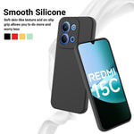 Xiaomi Redmi 15C 4G (Global) (171 mm) / 15C 5G (Global) (171 mm) / Poco C85 4G (171 mm) Flytande silikonskal, mobilbaksida med handrem