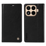 YIKATU For Xiaomi 15T Pro Wallet Case  YK-006 Magnetic Closure Leather Phone Cover Litchi Texture
