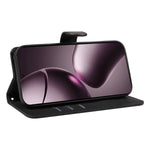 For Xiaomi 15T Wallet Case Leather Phone Cover Stand with Curved Line Design