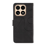 For Xiaomi 15T Wallet Case Leather Phone Cover Stand with Curved Line Design