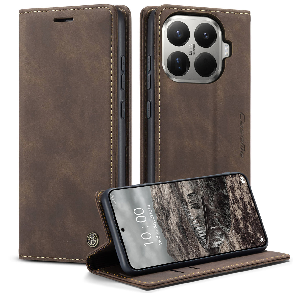 CASEME For Xiaomi 15T Pro Wallet Case  013 Series PU Leather Phone Cover Stand