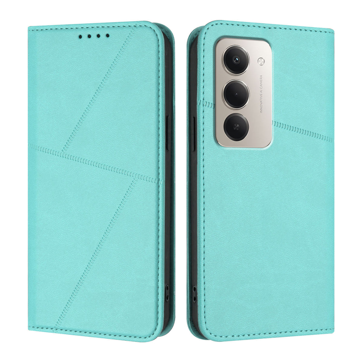 Xiaomi Redmi 15 5G (EU) (171mm) / Xiaomi Redmi 15 4G (EU) (171mm) tegnebogsetui med magnetisk lukning, læderetui med klap og stativ