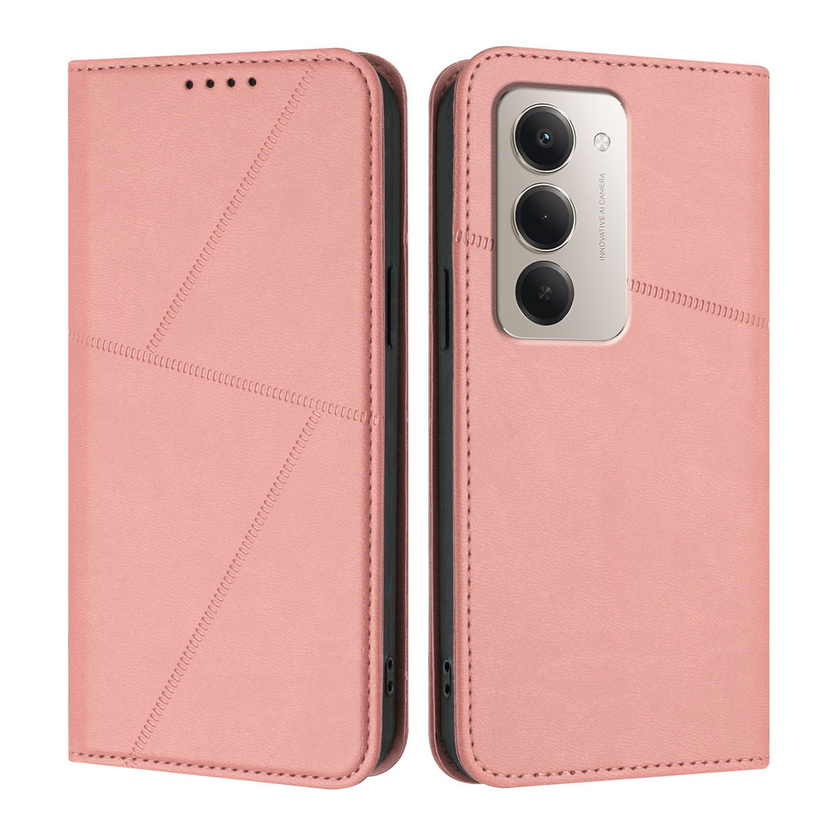 Xiaomi Redmi 15 5G (EU) (171mm) / Xiaomi Redmi 15 4G (EU) (171mm) tegnebogsetui med magnetisk lukning, læderetui med klap og stativ