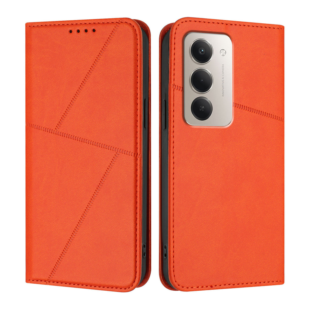 Xiaomi Redmi 15 5G (EU) (171mm) / Xiaomi Redmi 15 4G (EU) (171mm) tegnebogsetui med magnetisk lukning, læderetui med klap og stativ