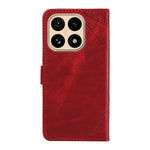 For Xiaomi 15T Leather Case Geometric Line Design Wallet Phone Cover with Wrist Strap