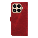 For Xiaomi 15T Pro Leather Case Geometric Line Design Wallet Phone Cover with Wrist Strap