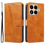 For Xiaomi 15T Pro Wallet Case T-Shape Lines Leather Phone Cover Stand