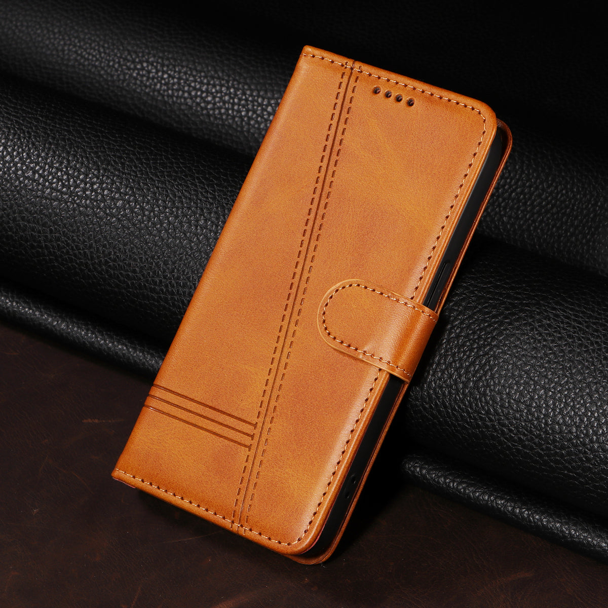 For Xiaomi 15T Pro Wallet Case T-Shape Lines Leather Phone Cover Stand