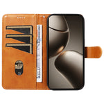 For Xiaomi 15T Pro Wallet Case T-Shape Lines Leather Phone Cover Stand