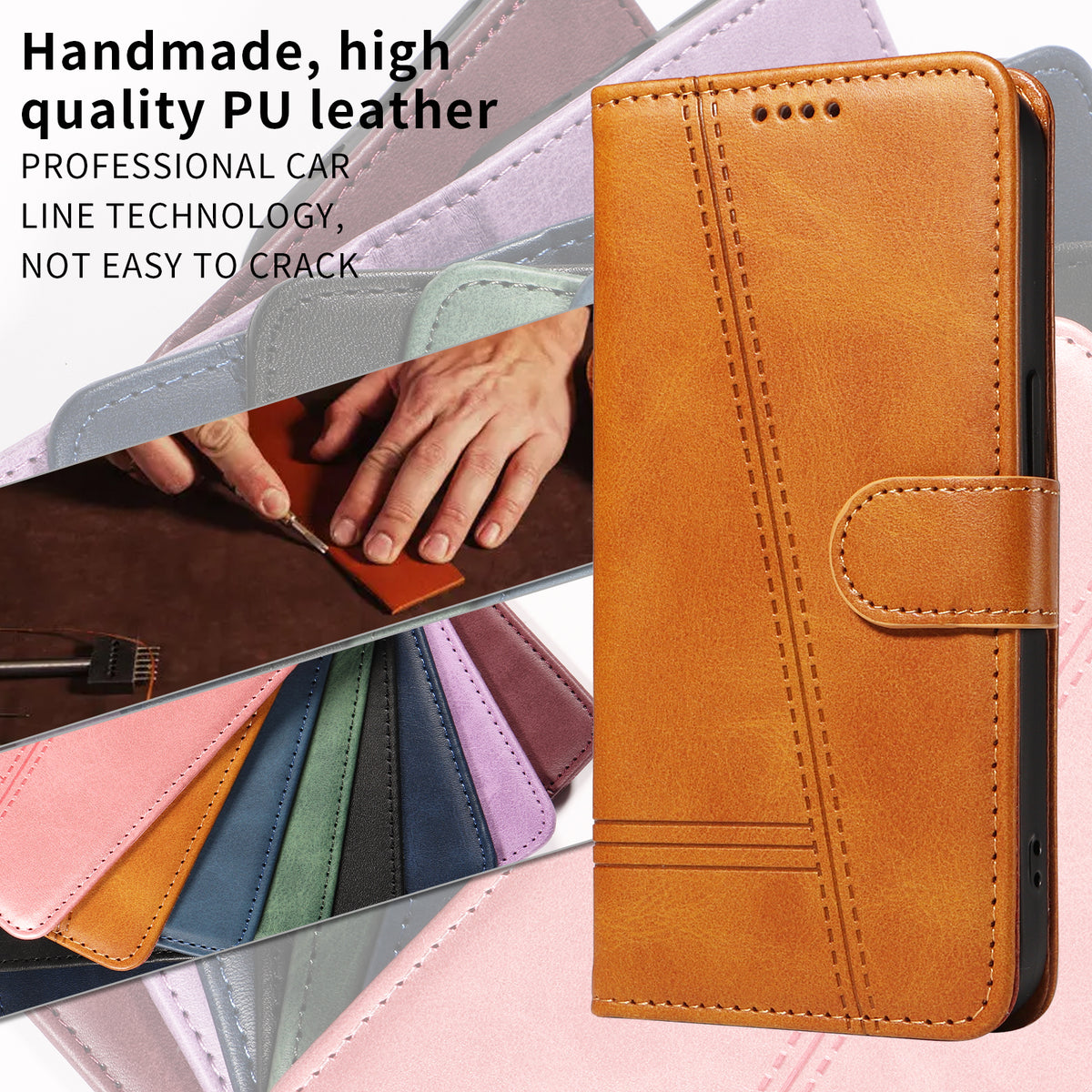 For Xiaomi 15T Pro Wallet Case T-Shape Lines Leather Phone Cover Stand