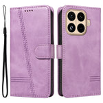 For Xiaomi 15T Pro Wallet Case T-Shape Lines Leather Phone Cover Stand