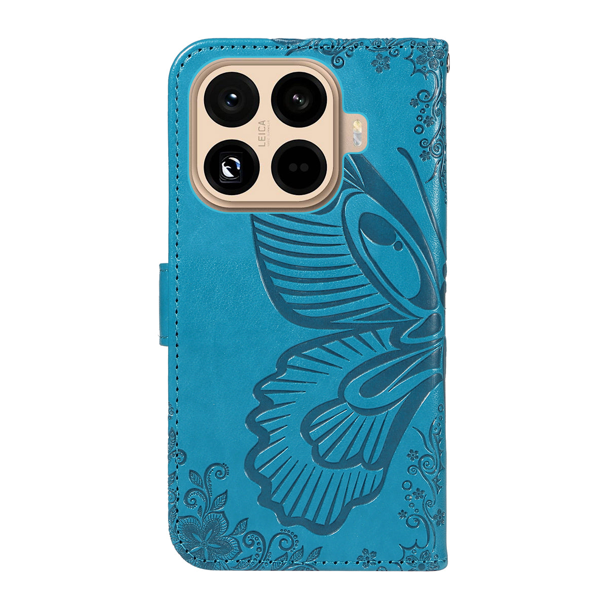 For Xiaomi 15T Pro Case Butterfly Pattern PU Leather Folio Flip Phone Cover