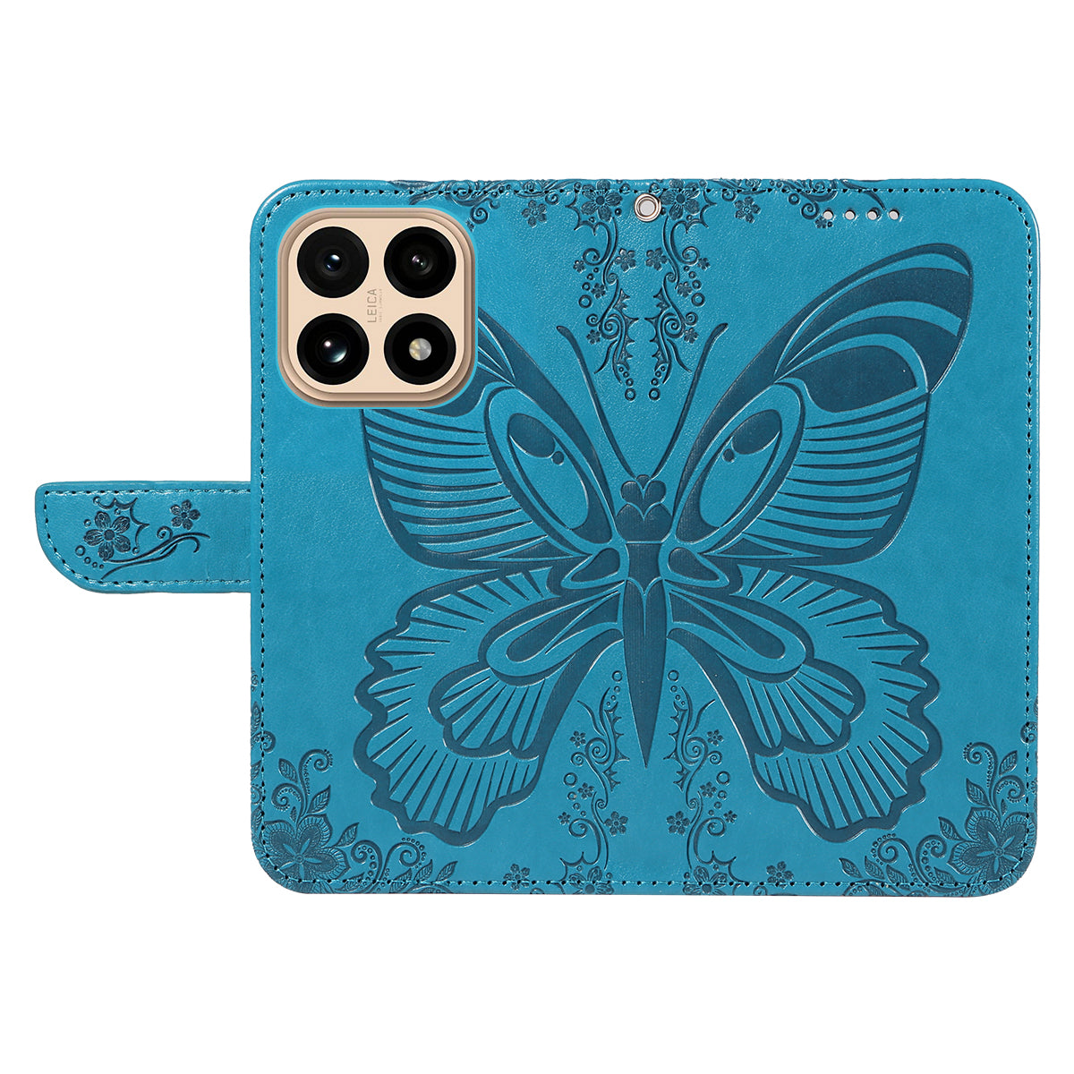 For Xiaomi 15T Case Butterfly Pattern PU Leather Folio Flip Phone Cover