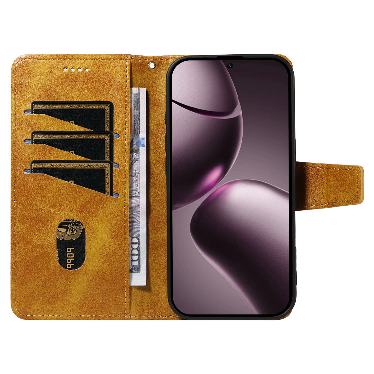 For Xiaomi 15T Leather Case Wallet Stand Grids Imprinted Phone Cover with Strap