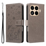 For Xiaomi 15T Pro Leather Wallet Case Cat Bee Pattern Phone Cover Stand