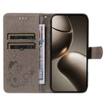 For Xiaomi 15T Pro Leather Wallet Case Cat Bee Pattern Phone Cover Stand
