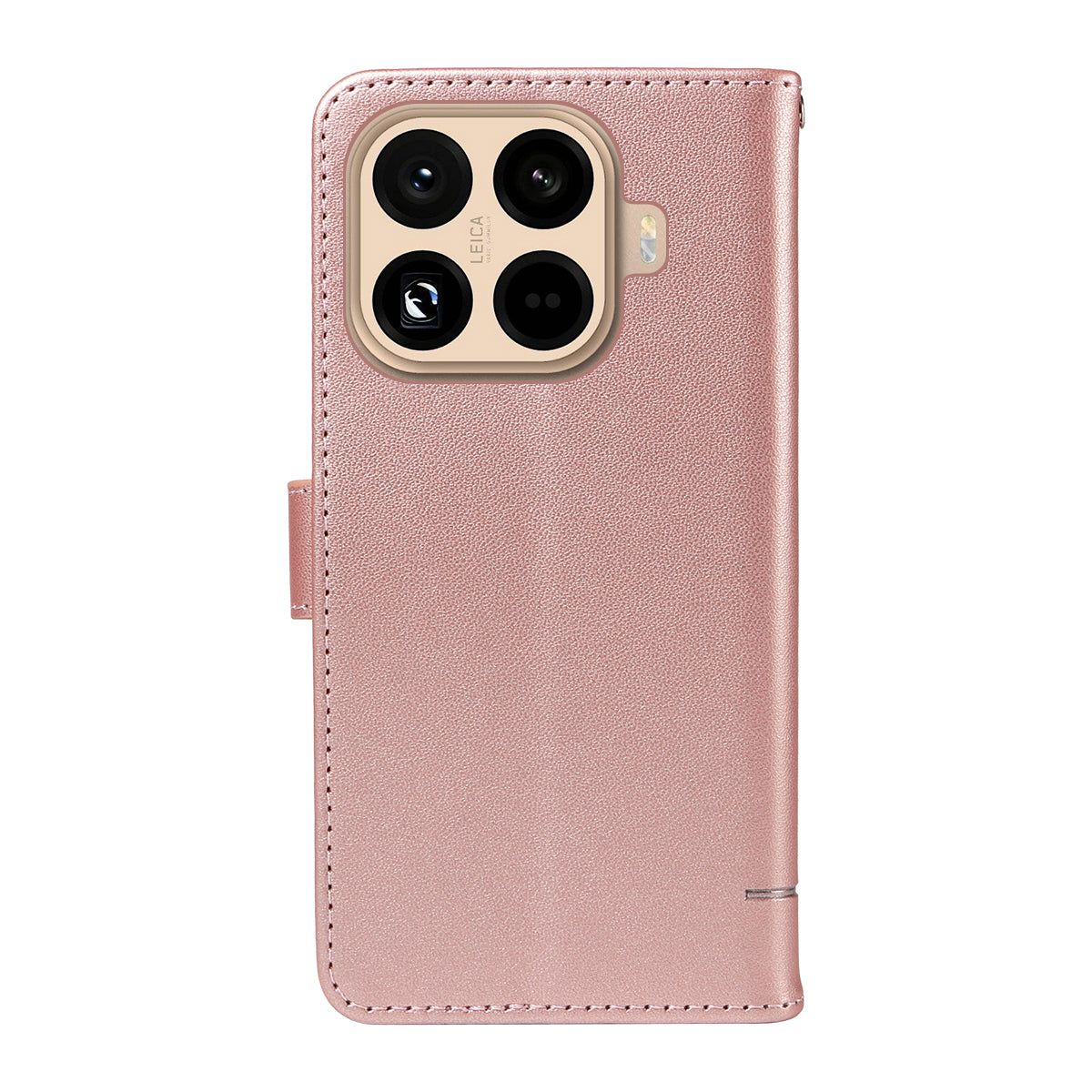 Xiaomi 15T Pro-skal med kattmönster och läderfodral med handledsrem