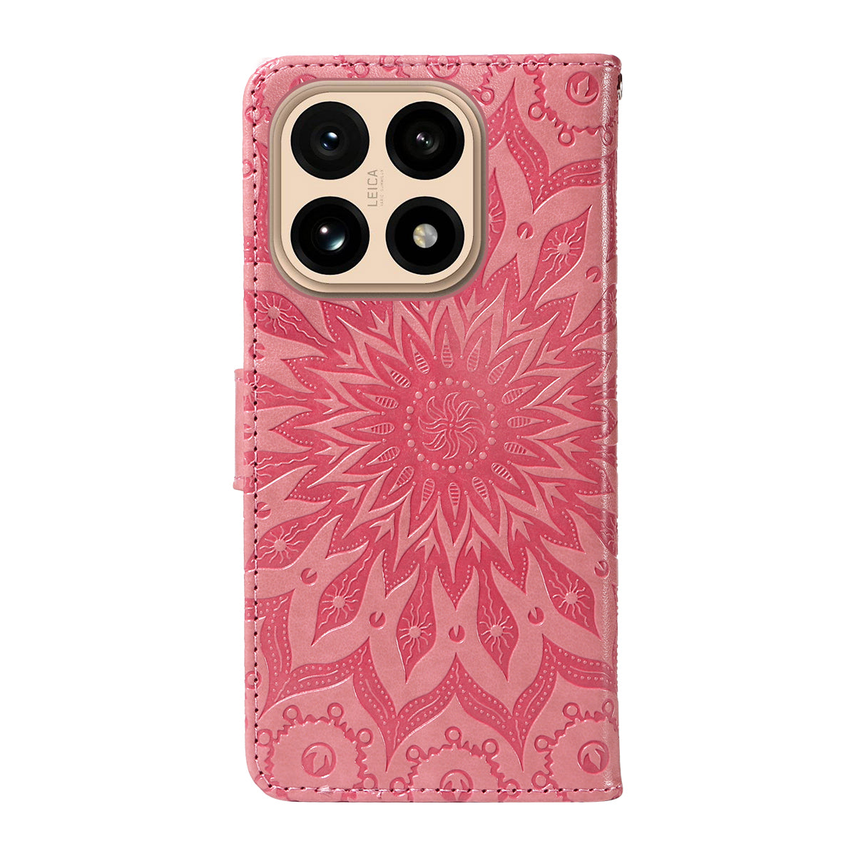 For Xiaomi 15T Leather Wallet Case Sunflower Imprinted Phone Cover