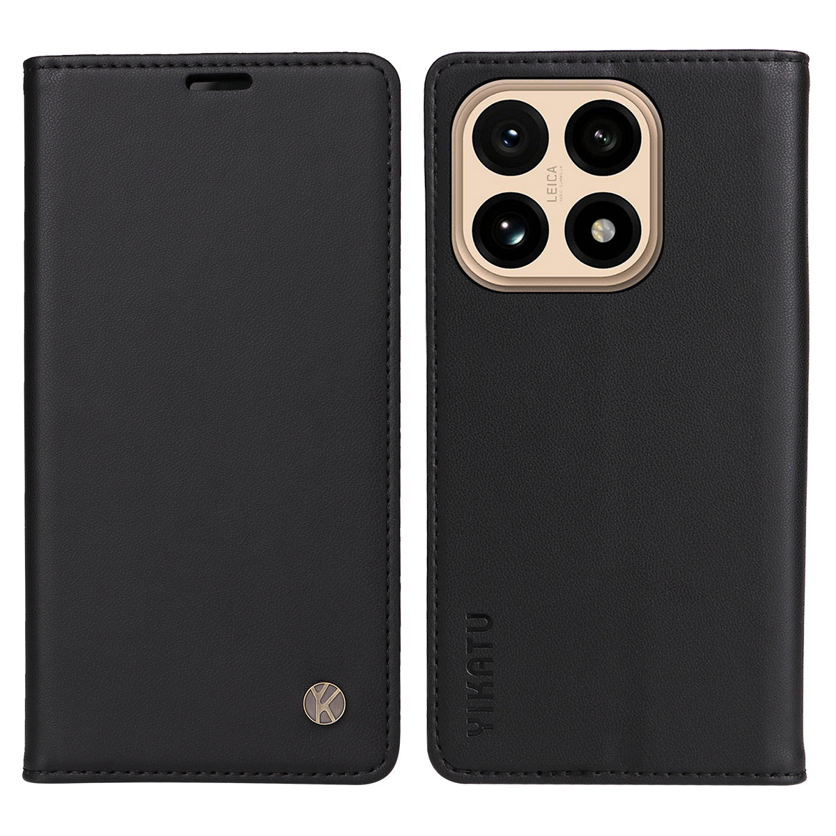 YIKATU For Xiaomi 15T Phone Cases  Magnetic Closure PU Leather Mobile Cover