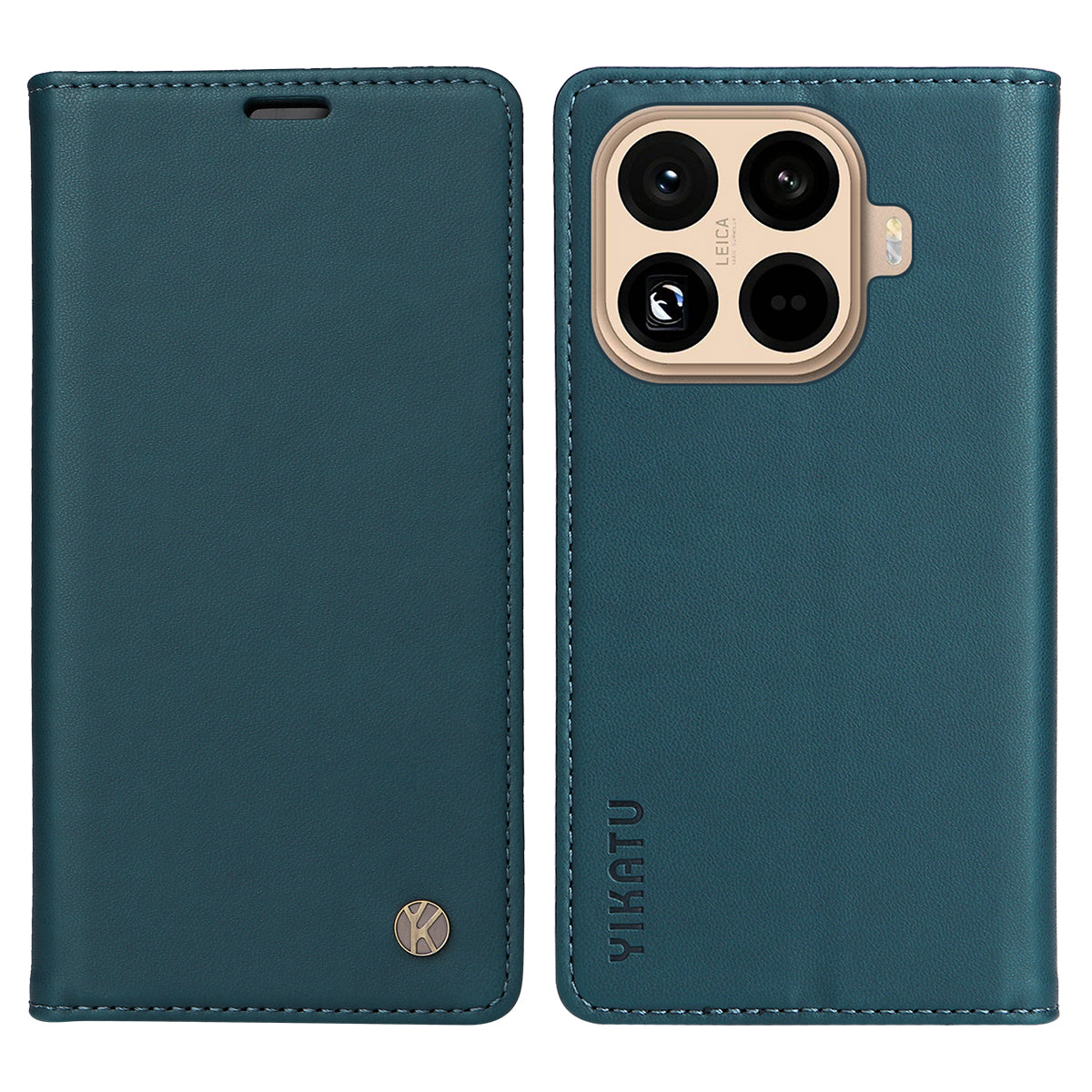 YIKATU For Xiaomi 15T Pro Phone Cases  Magnetic Closure PU Leather Mobile Cover