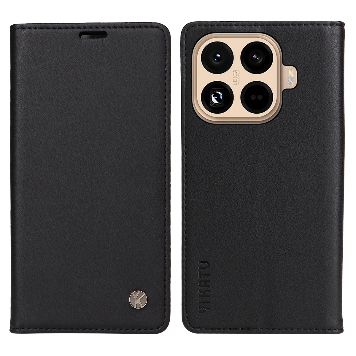 YIKATU For Xiaomi 15T Pro Phone Cases  Magnetic Closure PU Leather Mobile Cover