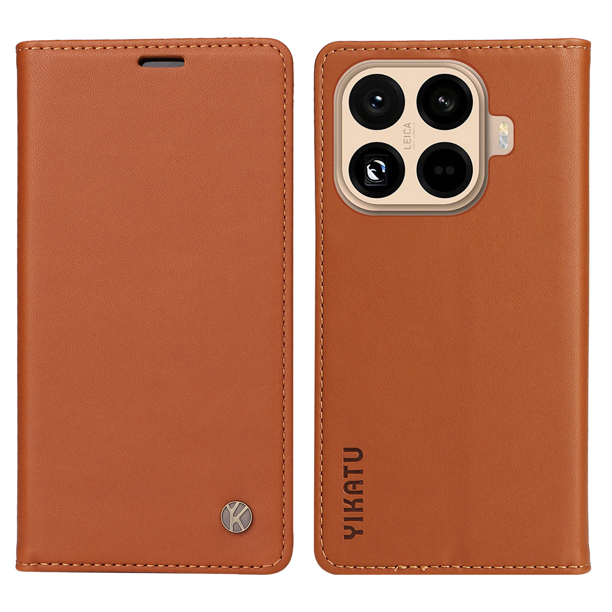 YIKATU For Xiaomi 15T Pro Phone Cases  Magnetic Closure PU Leather Mobile Cover