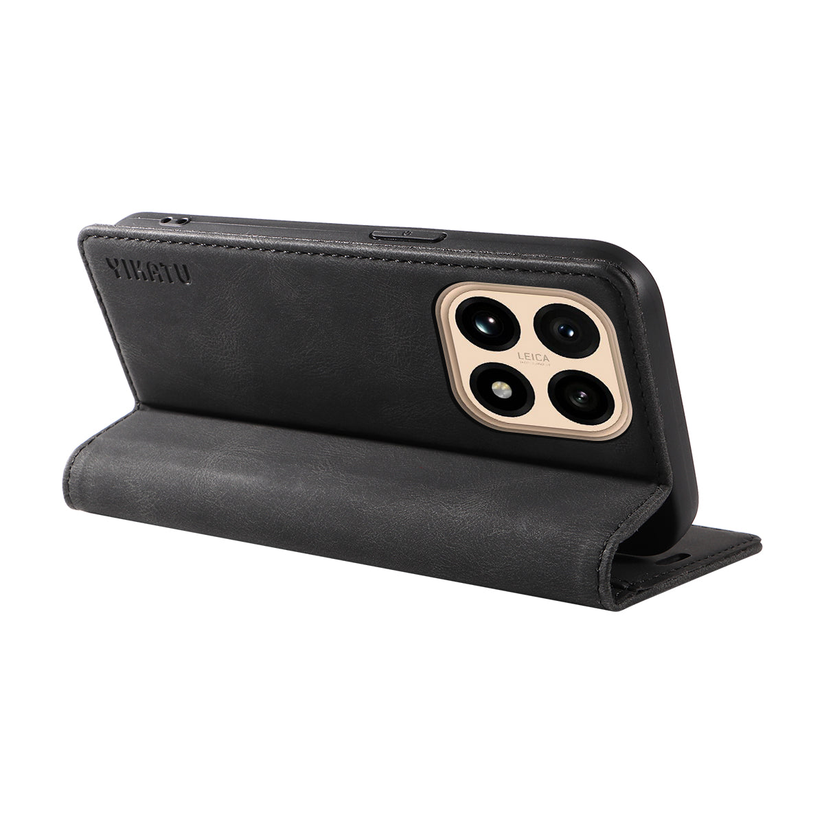 YIKATU For Xiaomi 15T Leather Cover  YK-004 Skin-Touch Wallet Phone Cases