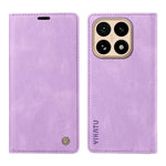 YIKATU For Xiaomi 15T Leather Cover  YK-004 Skin-Touch Wallet Phone Cases