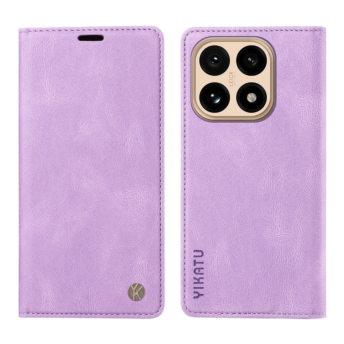 YIKATU For Xiaomi 15T Leather Cover  YK-004 Skin-Touch Wallet Phone Cases