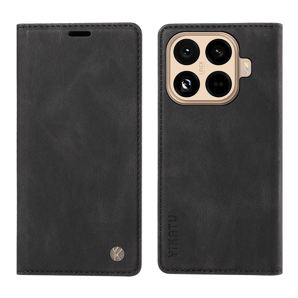 YIKATU Läderfodral För Xiaomi 15T Pro YK-004 Plånboksfodral med beröringsskydd