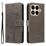 For Xiaomi 15T Pro Phone Case with Stand Cat Tree Pattern Leather Wallet Mobile Cover