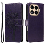 For Xiaomi 15T Pro Phone Case with Stand Cat Tree Pattern Leather Wallet Mobile Cover