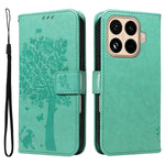 For Xiaomi 15T Pro Phone Case with Stand Cat Tree Pattern Leather Wallet Mobile Cover